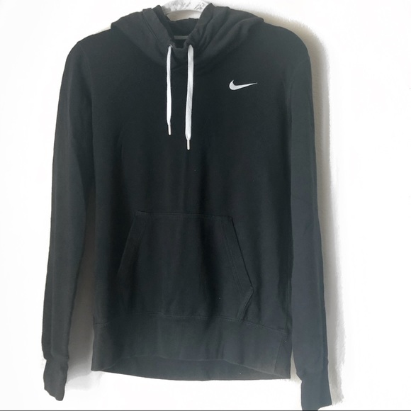Nike Sportswear Funnel Neck Fleece Hoodie Black S - Picture 2 of 8